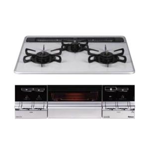 ガスコンロ パロマ PD-A53W-60CV-R PD-A53W-60CV-L DRESY ビルトインコンロ 60cm トッププレート：ティアラシルバー