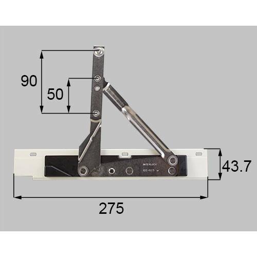 トステム 【建築業者様限定】pnad414br 縦辷出しアーム２０ＫＧ Ｒ 窓（サッシ）部品  リク...