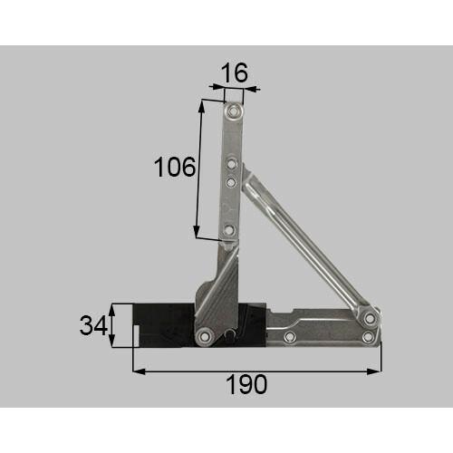 トステム 【建築業者様限定】pnc678r 縦辷り出しアーム（２０ｋｇ） Ｒ 窓（サッシ）部品  リ...