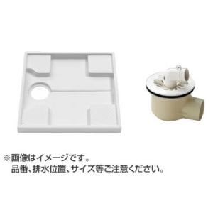 【PWSP64H2W】TOTO 洗濯機パン＋排水トラップセット 洗濯機パン[PWP640N2W]サイ...