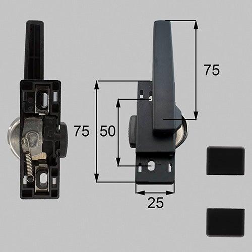 新日軽 【S8CL1225LS】 クレセント 窓（サッシ）部品(鍵錠) [S8CL1225LS]