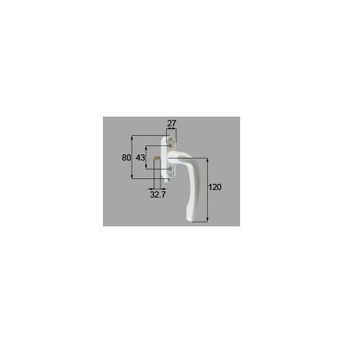 トステム グレモンハンドル（Ｒ）とネジセット　svdd49rs01 窓（サッシ）部品  リクシル　窓...
