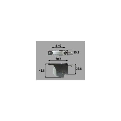 LIXIL・新日軽 【SVE77S01】 調整戸車［φ４０］ 窓（サッシ）部品 [SVE77S01]...