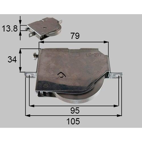 新日軽 【SVW222S01】 戸車（φ６０平戸車） 玄関引戸部品 [SVW222S01]