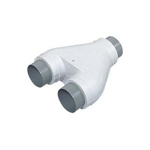 【VB-KY055M】ベンテック 断熱分岐Ｙ管　（Φ50×1口⇔Φ50×2口）