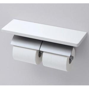 TOTOトイレットペーパーホルダー＆収納棚ユニット　手すり付き TOTO 棚付二連紙巻器 手すりセット (収納付) YHB63FBR : 広瀬