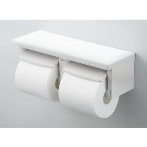 TOTO YH650#NW1 TOTO棚付二連紙巻器 カラー限定：ホワイト 棚付二連