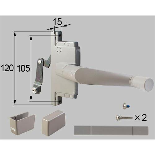 リクシル・トステム ハンドル式オペレータセットＧルーバー用左右兼用 窓（サッシ）部品トステム ypj...