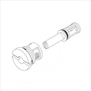 KVK水回り部品 KVK補修部品 構造部品：ストレーナ付止水栓ユニット