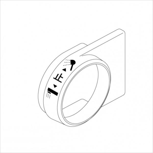 KVK Z414170/800 KF770T・KF771T等用切替カラー KVK補修部品＞構造部品 ...
