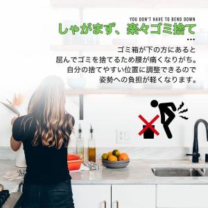 【クーポンでさらにお得】 壁掛けゴミ箱 蓋付き...の詳細画像3