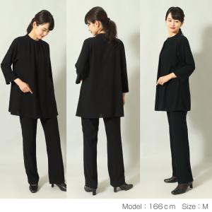 喪服 2点セット 前開き 卒業式 母 レディー...の詳細画像4
