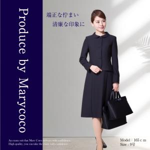 お受験スーツ レディース ラウンドカラー ワン...の詳細画像1