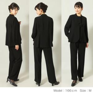 喪服 2点セット 前開き ボウタイ 2wey ...の詳細画像4