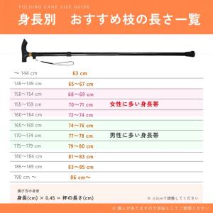 杖 介護 折りたたみ おしゃれ 女性 軽量 ア...の詳細画像2