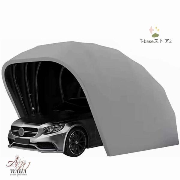 カーガレージテント、5.9M半自動カーオーニング、伸縮式油圧式モバイルガレージテント防水アンチUVプ...