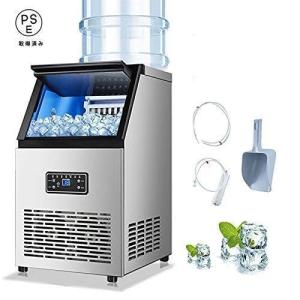 110V業務用製氷機 自動製氷機 空冷式、自立型製氷機 パック拡張製氷機 家庭用商業用 パーティーギャザリング、レストラン 製氷機