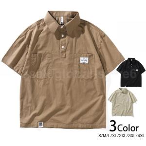 シャツ メンズ メンズシャツ 半袖シャツ メンズ シャツ アメカジ サマー ルーズ ゆったり 大きいサイズ｜masakiglobal-store6