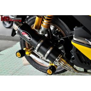 [レッド国内在庫あり]ホンダ PCX125(JF56) PCX150(KF18)  マフラーガード マフラースライダー 3色 963-962-3424｜masamune-parts