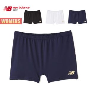 ニューバランスゴルフ インナーパンツ レディース new balance golf UV 接触冷感 ベア天竺 インナーパンツ ショートパンツ 吸汗 速乾 ロゴ 紫外線カット ゴルフ｜masa surf and snow