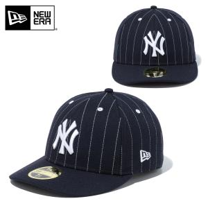 ニューエラ キャップ 帽子 NEW ERA LP 59FIFTY MLB Pinstripe ニューヨークヤンキース ネイビー ロープロファイル ピンストライプ ユニセックス メンズ 5950の商品画像