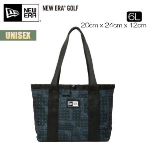 ニューエラ トートバッグ ミニ 6L NEW ERA Tote Bag Mini Bandana バンダナ ブラック ペイズリー ミニトートバッグ ゴルフ サブバッグ ジムバッグ 小型サイズ｜masanagoya