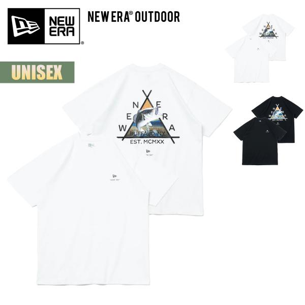 ニューエラアウトドア Tシャツ NEW ERA OUTDOOR 半袖 コットン Tシャツ Angle...