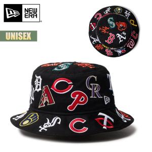 NEW ERA ニューエラ バケットハット BUCKET-01 Team Logo Allover MLB