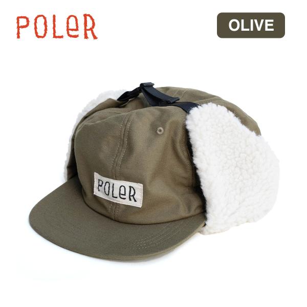 ポーラー キャップ イヤーフラップ POLER COTTON BOA FLAP CAP コットンボア...