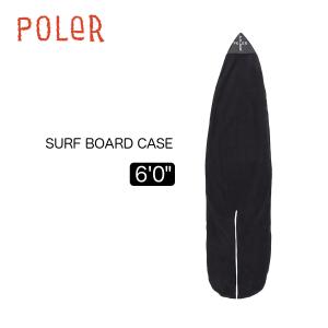 ポーラー サーフボードケース POLER SURF BOARD CASE 6 ニット ショート Knit Short ファンボード 日焼け防止 劣化防止 伸縮 サーフィン 海 ロゴ ソフトケース｜masanagoya