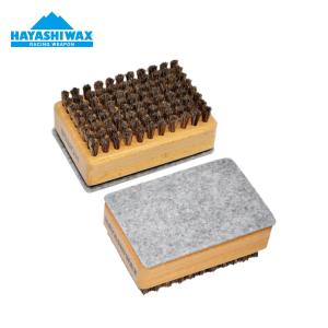 ハヤシワックス フエルト付ホースブラシ ワクシングブラシ