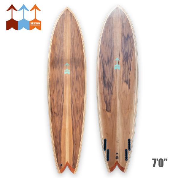 ヘス サーフボード HESS SURFBOARDS ロングフィッシュ バランス ウッドボード 木製 ...