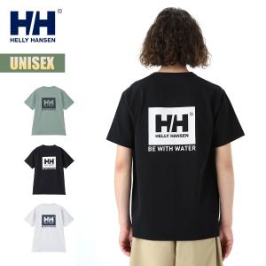 ヘリーハンセン Tシャツ ユニセックス ショートスリーブビーウィズウォーターロゴティー HELLY HANSEN S/S BWW Logo Tee 半袖 メンズ レディース｜masa surf and snow