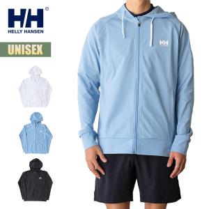 ヘリーハンセン ラッシュガード ユニセックス HELLY HANSEN ロングスリーブフルジップフーディラッシュガード 長袖 ジップアップ UVプロテクト 耐海水 耐塩素｜masa surf and snow