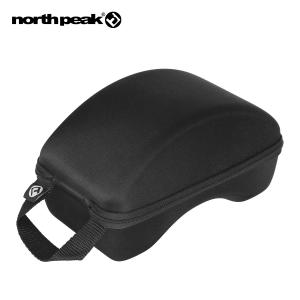 ノースピーク ゴーグルケース north peak goggle case ベンチレーションホール付き 大きめ 湿気排出 ファスナー 持ち手 スノーボード スノボ スキー ブラック｜masanagoya