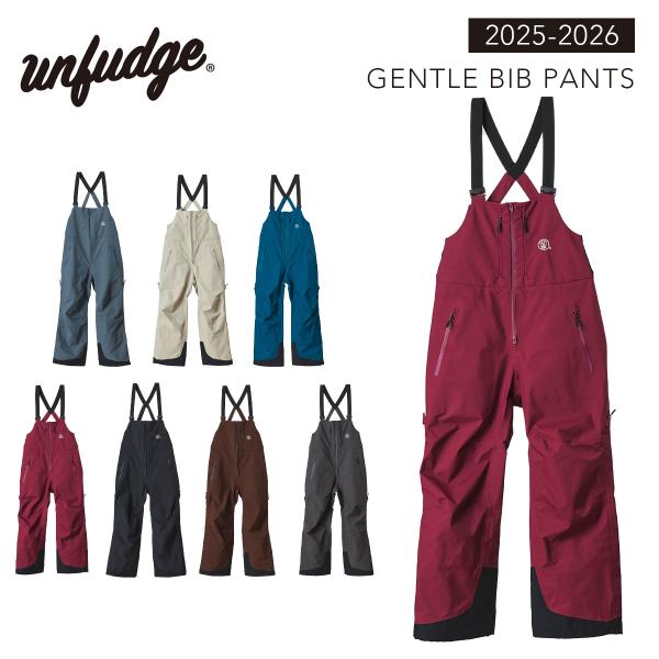 アンファッジ スノーボードウェア ジェントル ビブパンツ unfudge GENTLE BIB PA...