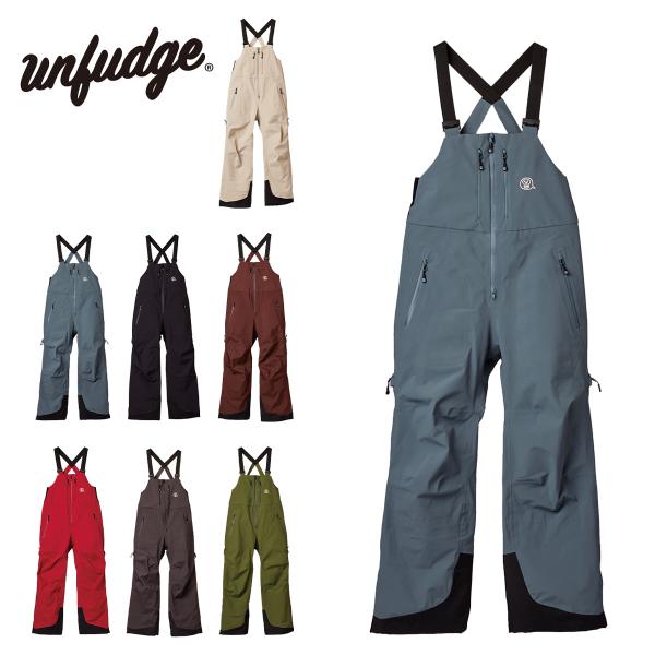 アンファッジ スノーボードウェア unfudge PEEP BIB PANTS ピープ ビブパンツ ...