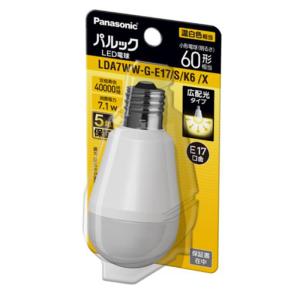 Panasonic（パナソニック） 【LDA7N-G/K6】パナソニック パルック LED
