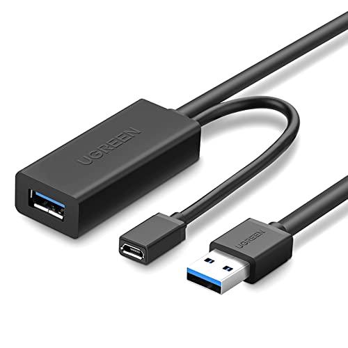 USB 3.0 延長 10M UGREEN usb リピーターケーブル ロング アクティブ式 信号強...