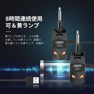 ギターワイヤレスシステム エレキギター 送受信...の詳細画像2