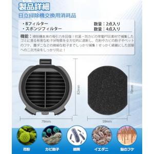互換品日立 PV-BJ700G-013 掃除機...の詳細画像3
