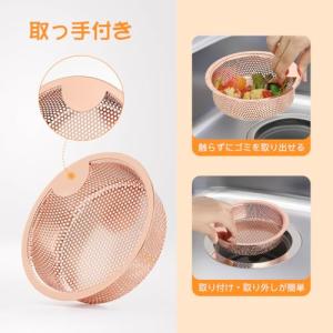 Aieve 排水口 ゴミ受け 銅 排水溝 はい...の詳細画像3