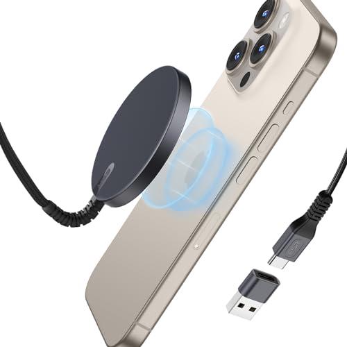 2023改良型ESR ワイヤレス充電器 MagSafe 対応 充電器 マグネット式 iPhone15...