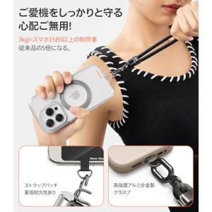 外出が身軽に・丈夫さ スマホストラップ iPh...の詳細画像4