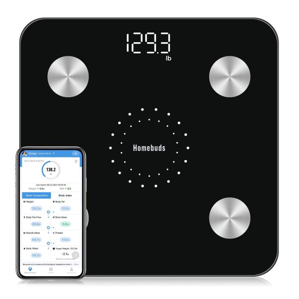 体重計スマホ連動 体脂肪計2023新登場 体組成計 アプリ対応/fitbit連携/体脂肪率/BMI/...