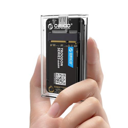 ORICO mSATA ケース 工具不要透明ssd ケース MSATA3.0ケース USB3.0接続...