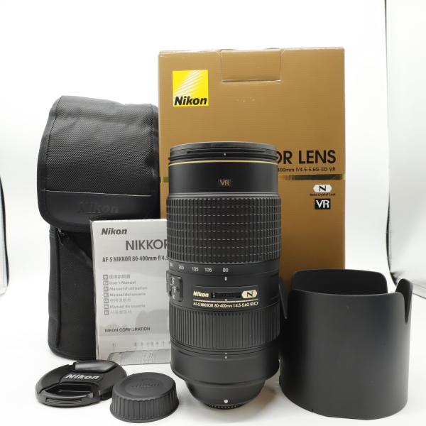 【ほぼ新品】Nikon 望遠ズームレンズ AF-S NIKKOR 80-400mm f/4.5-5....