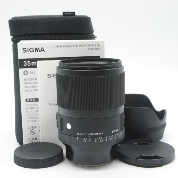 【ほぼ新品】シグマ(Sigma) レンズ 35mm F1.4 DG DN Sony ソニー Eマウン...