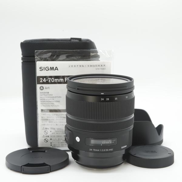 【ほぼ新品】シグマ(Sigma) レンズ 24-70mm F2.8 DG OS HSM Canon ...