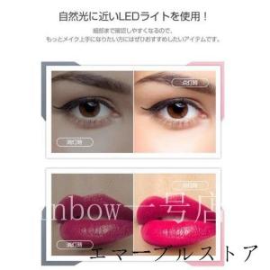 卓上 ミラー LED ライト付き ファン搭載 ...の詳細画像5